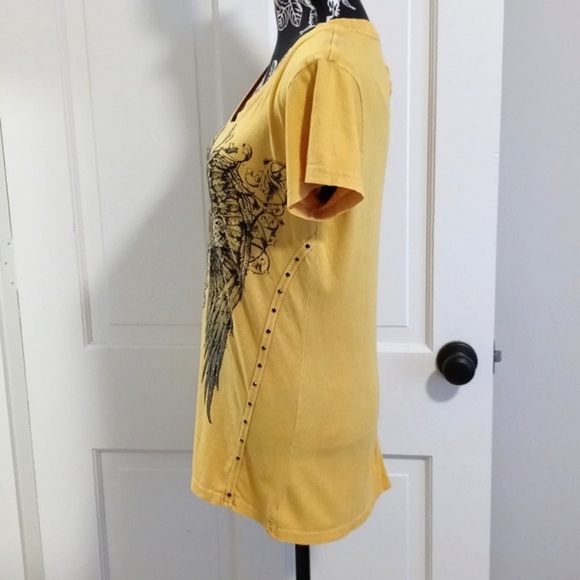 🆕️ 🖤HTF Affliction🖤 - Capri S/S U-Neck Tee - Picture 9 of 11